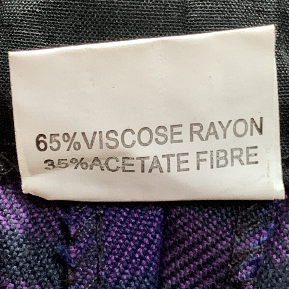 John Morrison Kiltmakers 34L tartan plaid purple & blue pants. NWT!! - Picture 6 of 8